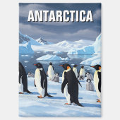 Pinguïns op Antarctica Reizen Magneet (Voorkant)