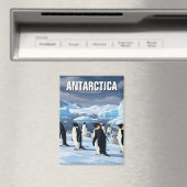 Pinguïns op Antarctica Reizen Magneet (Insitu (Vaatwasser))