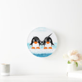 pinguïns op de klok van iceburg (Huis)