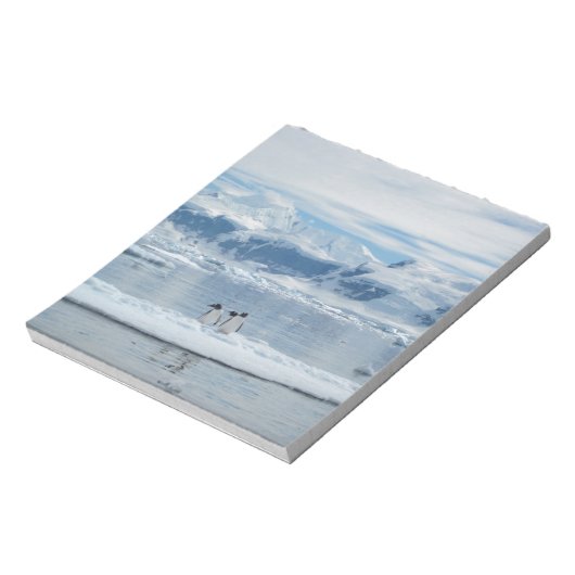 Pinguïns op een ijsberg notitieblok (Linkerzijde)