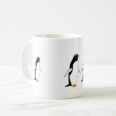 Pinguïns op een mok (Voorkant links)