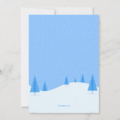 Pinguïns op het verjaardagsfeestje kaart (Achterkant)