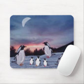 Pinguïns op Ice Mousepad Muismat (Met muis)