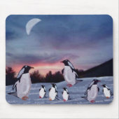 Pinguïns op Ice Mousepad Muismat (Voorkant)