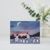 Pinguïns op ijsBriefkaarten Briefkaart (Staand voorkant)
