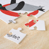 Pinguïns op slee jigsaw puzzel (Zijkant)