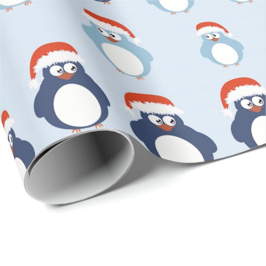 Pinguïns Patroon Cadeaupapier (Rol Hoek)