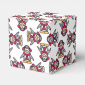 Pinguïns patroon Kerstgunstendoos Bedankdoosjes (Achterkant)