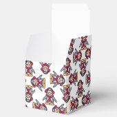 Pinguïns patroon Kerstmis gunst doos Bedankdoosjes (Geopend)