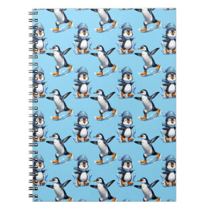 Pinguïns Patroon Ontwerp Notitieboek