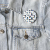 Pinguïns Patroon Ontwerp Ronde Button 5,7 Cm (In situ)