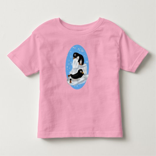 Pinguïns, peuter T-shirt (Voorkant)