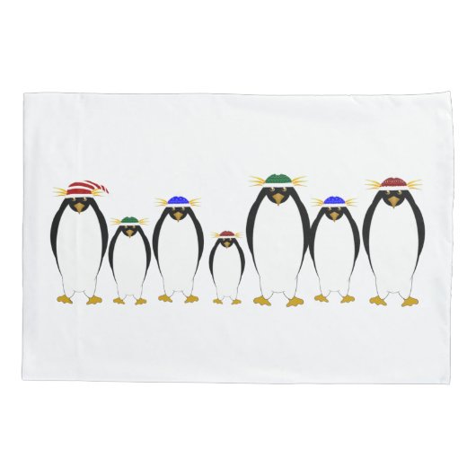Pinguins Pillow Hoesjes Kussensloop (Achterkant)