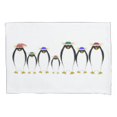 Pinguins Pillow Hoesjes Kussensloop (Voorkant)