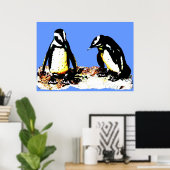 pinguïns poster (Thuiskantoor)