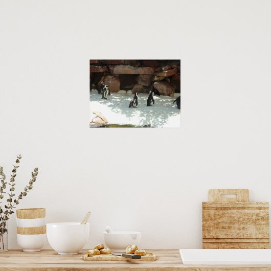 pinguïns poster (Keuken)