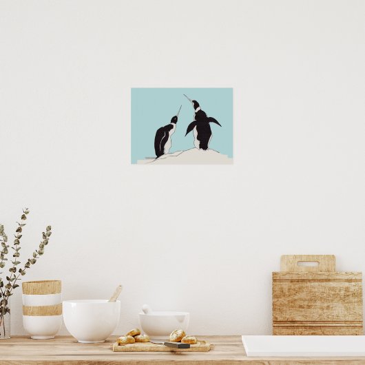 pinguïns poster (Keuken)