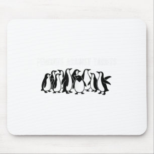 Pinguïns protesteren tegen tarieven Funny Penguin Muismat
