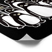 Pinguïns protesteren tegen tarieven Funny Penguins Poster (Hoek)