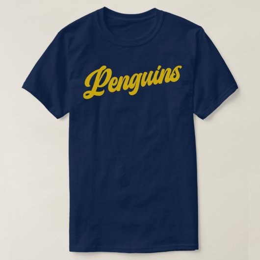 Pinguïns Retro Pittsburgh Pinguïns T-shirt (Design voorkant)