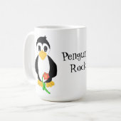 Pinguïns Rock Koffiemok (Voorkant links)