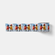 Pinguïns schaatsen