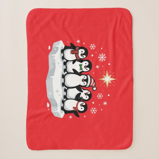 Pinguïns Sherpa Deken (Voorkant)