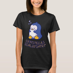 Pinguins Slapend Shirt Pajama Nightgown Dreaming