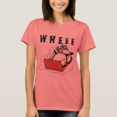 Pinguïns Sledding Tshirts en geschenken (Voorkant)