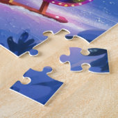 Pinguïns Sleeën Puzzel (Zijkant)