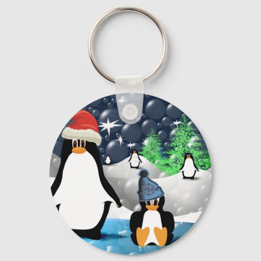 pinguïns sleutelhanger (Voorkant)