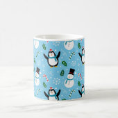 Pinguïns & Sneeuwmannen Kerstmug Koffiemok (Center)