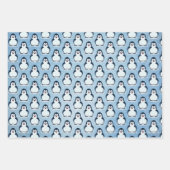 Pinguïns Snowy Design Wrapping Paper Set (Voorkant 2)