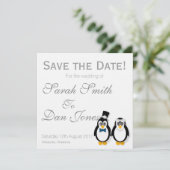 Pinguïns Sparen de Datum () Wedde Save The Date (Staand voorkant)
