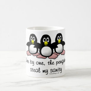 Pinguïns stelen mijn gezondheid koffiemok