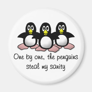 Pinguïns stelen mijn gezondheid magneet