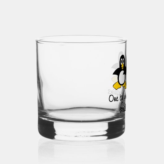 Pinguïns stelen mijn gezondheid whisky glas (Rechts)