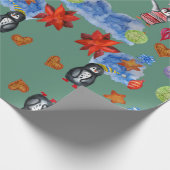 Pinguïns & sterren rapping papier (Hoek)