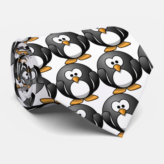 pinguïns stropdas (Opgerold)