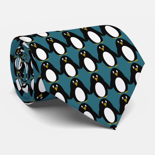 Pinguïns Stropdas (Opgerold)