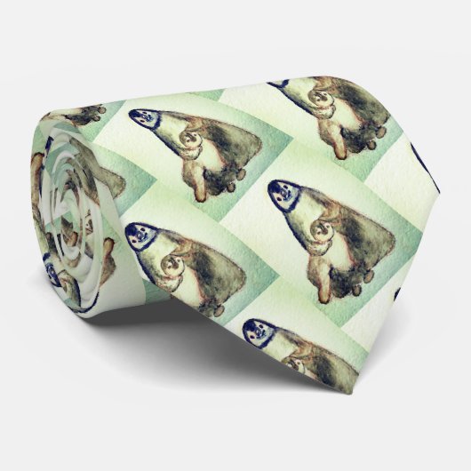 Pinguïns Stropdas (Opgerold)