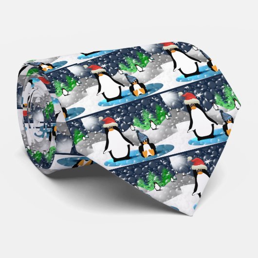 pinguïns stropdas (Opgerold)