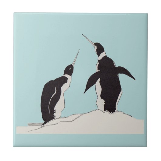 pinguïns tegeltje (Voorkant)
