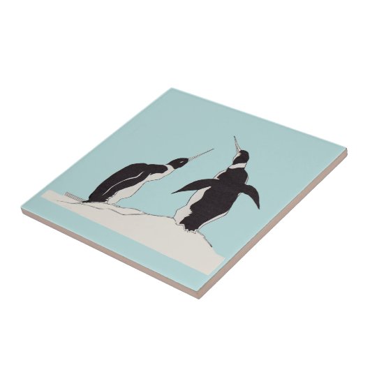 pinguïns tegeltje (Zijkant)