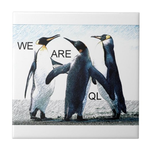 pinguïns tegeltje (Voorkant)