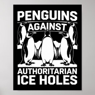 Pinguïns tegen autoritaire ijskappen verzetten zic poster