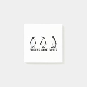 Pinguïns tegen Tarieven Anti Trump Belastingbeleid Post-it® Notes