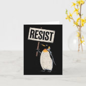 Pinguïns tegen tarieven protesteren tegen pinguïn kaart (Gele Bloem)