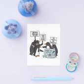 Pinguïns tegen tarieven tegen Trump Flyer (Enkel)