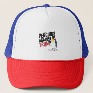 Pinguïns tegen Trump Anti Trump USA Trucker Pet